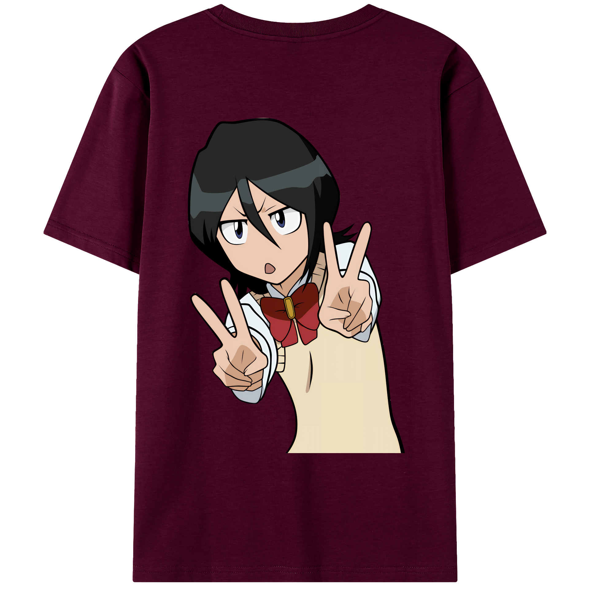 （画像用） ブリーチ 朽木ルキア BLEACH Kuchiki Rukia レディース半袖Tシャツ(バックプリント)